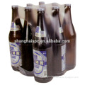 custom printed PE material heat shrink film for bottle and bottled beverage